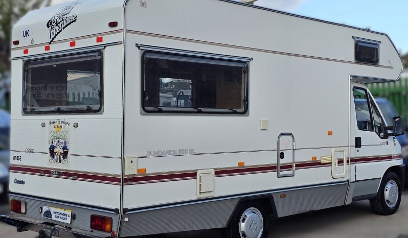 
								Swift Sundance 590RL 4 Berth Coachbuilt Motorhome Fiat Ducato – Rear Lounge full									