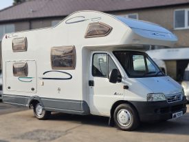 Lunar Champ A541 Coachbuilt 4 Berth Motorhome – Fiat Ducato – LOW MILES -4 BELTS